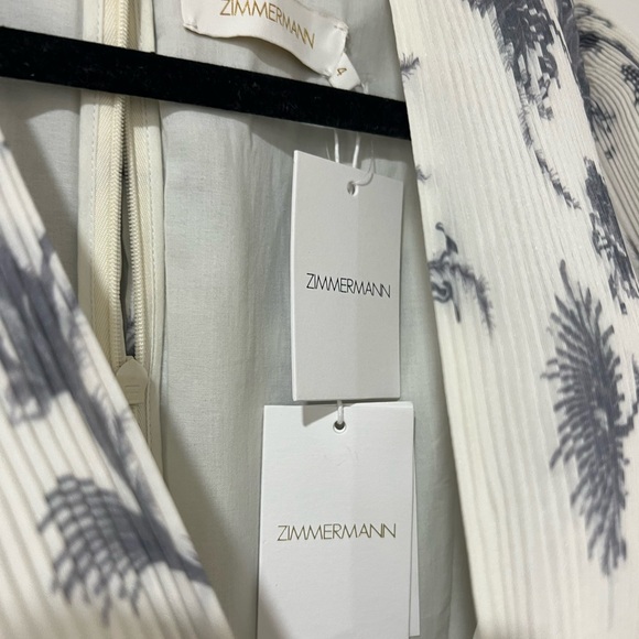 Zimmerman pleated midi dress US 12, AU size 4 - Picture 5 of 5